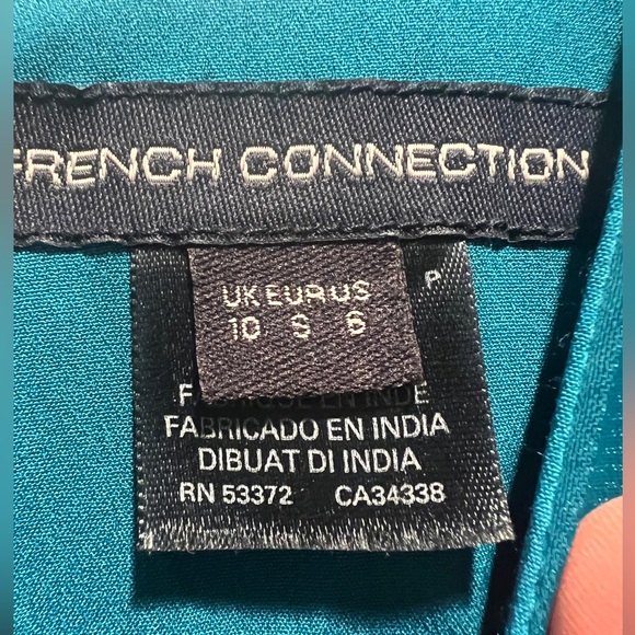FRENCH CONNECTION Maxi Dress Polyester Women’s Size 6US Color: Ocean Depth NWT - Picture 6 of 16